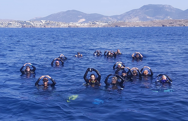 Scubado Dalis Okulu Dalgıçlarını misafir ettik